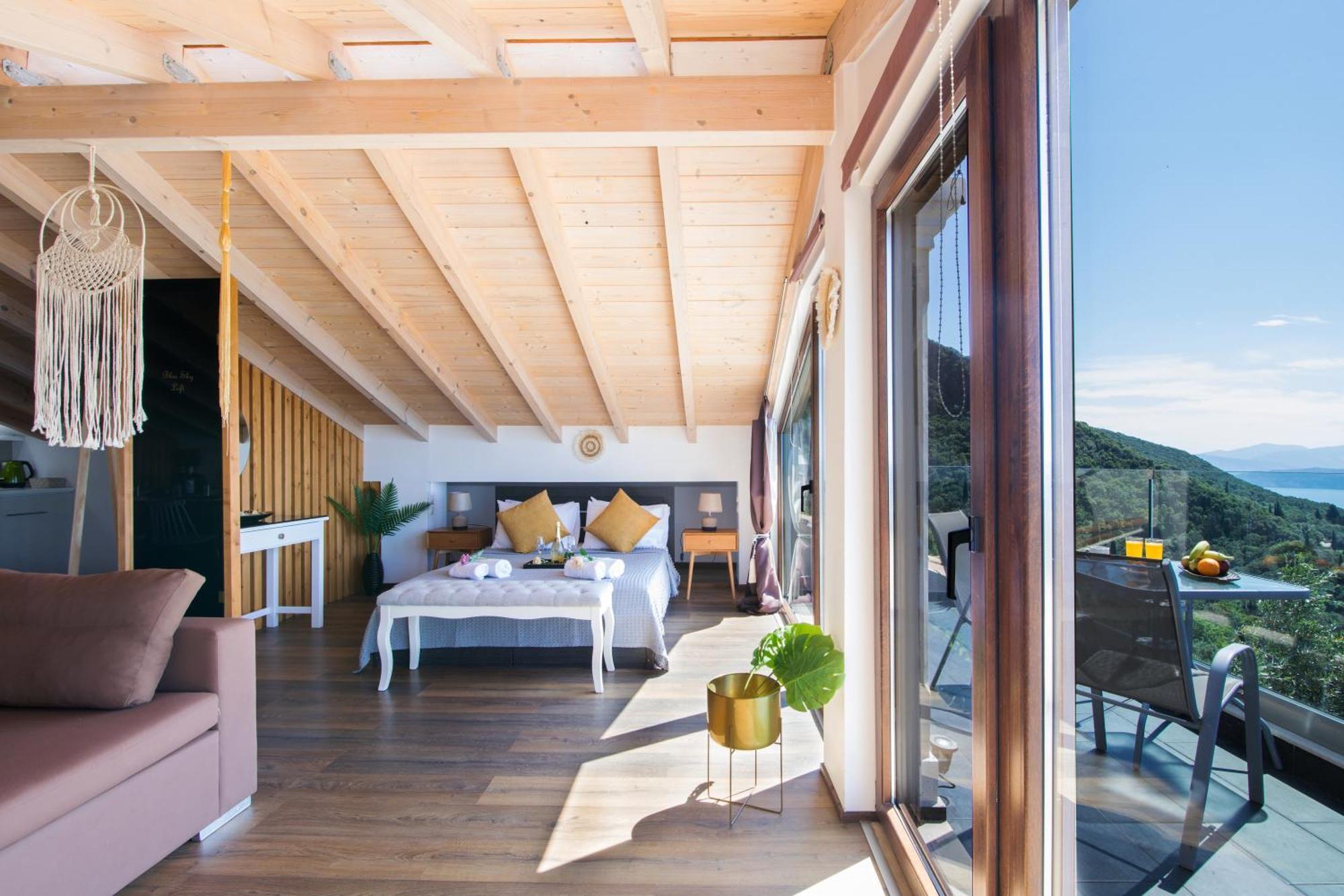 Blue Sky Loft By Corfuescapes Apartment Spartylas Exterior photo
